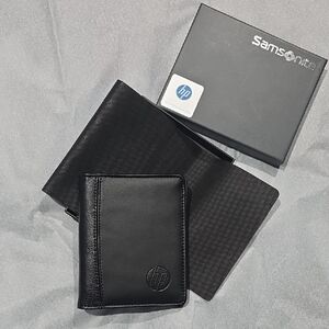 Samsonite Black Genuine Leather Card Holder